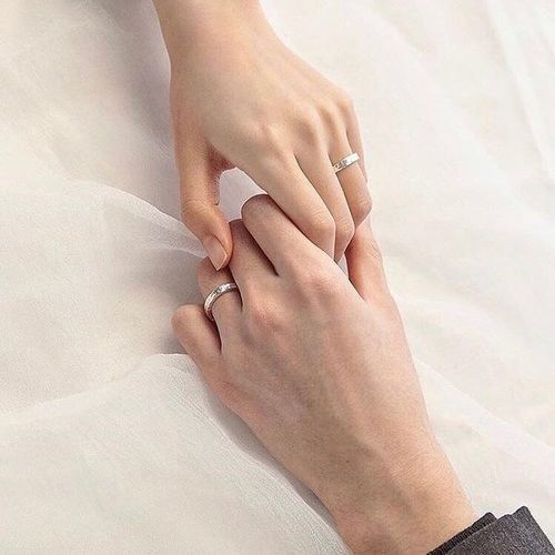 cincin couple emas putih