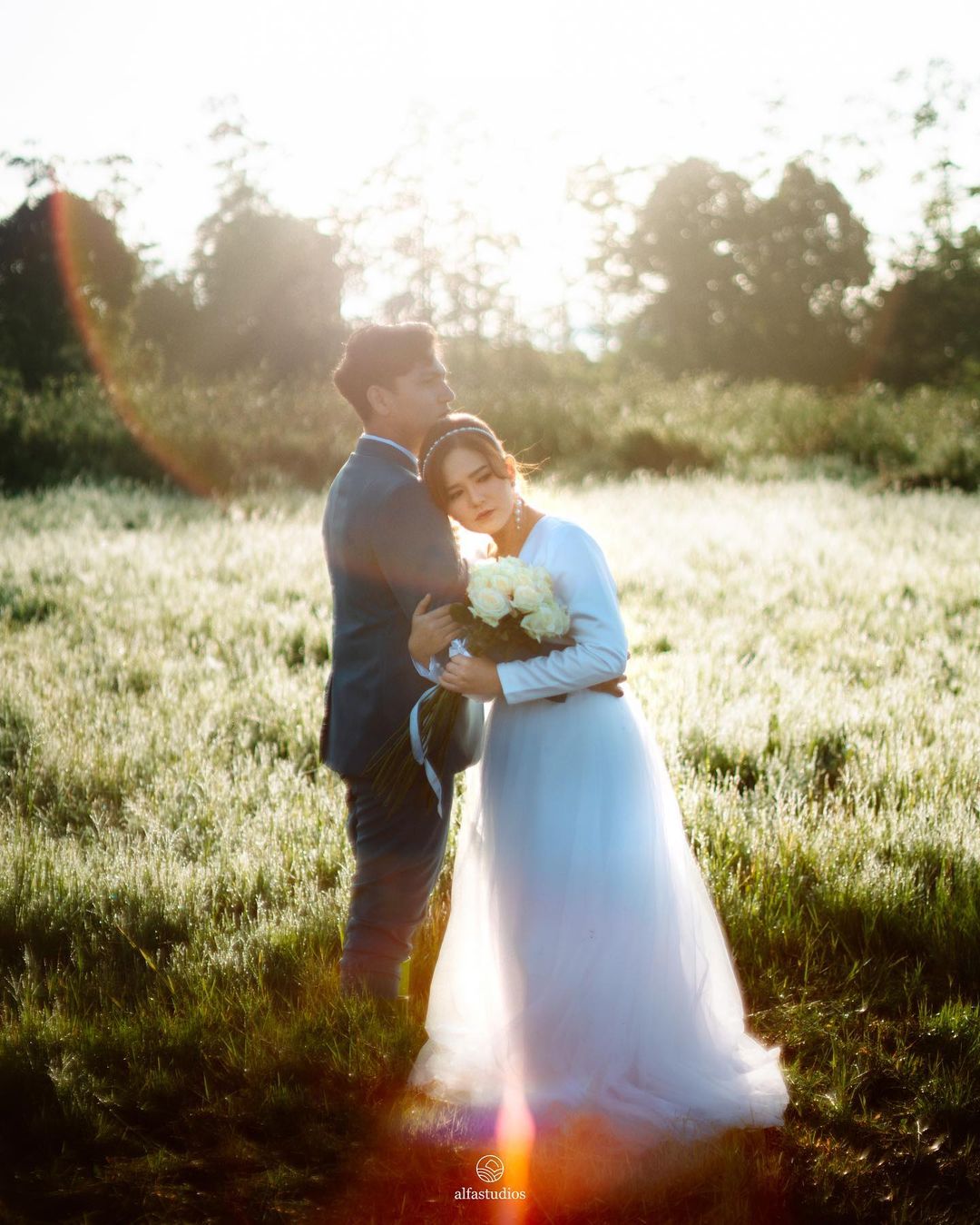 Foto prewedding outdoor ala Korea