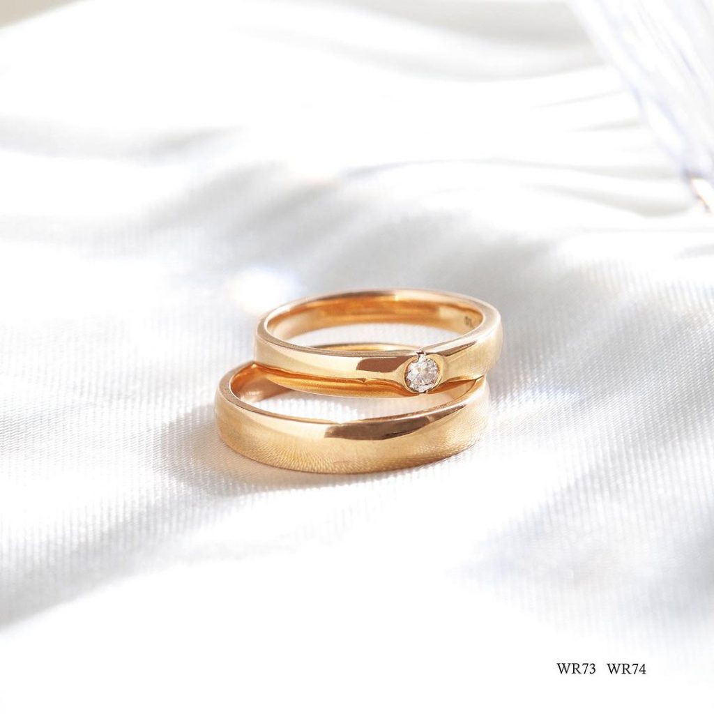 cincin emas kuning untuk mahar pernikahan