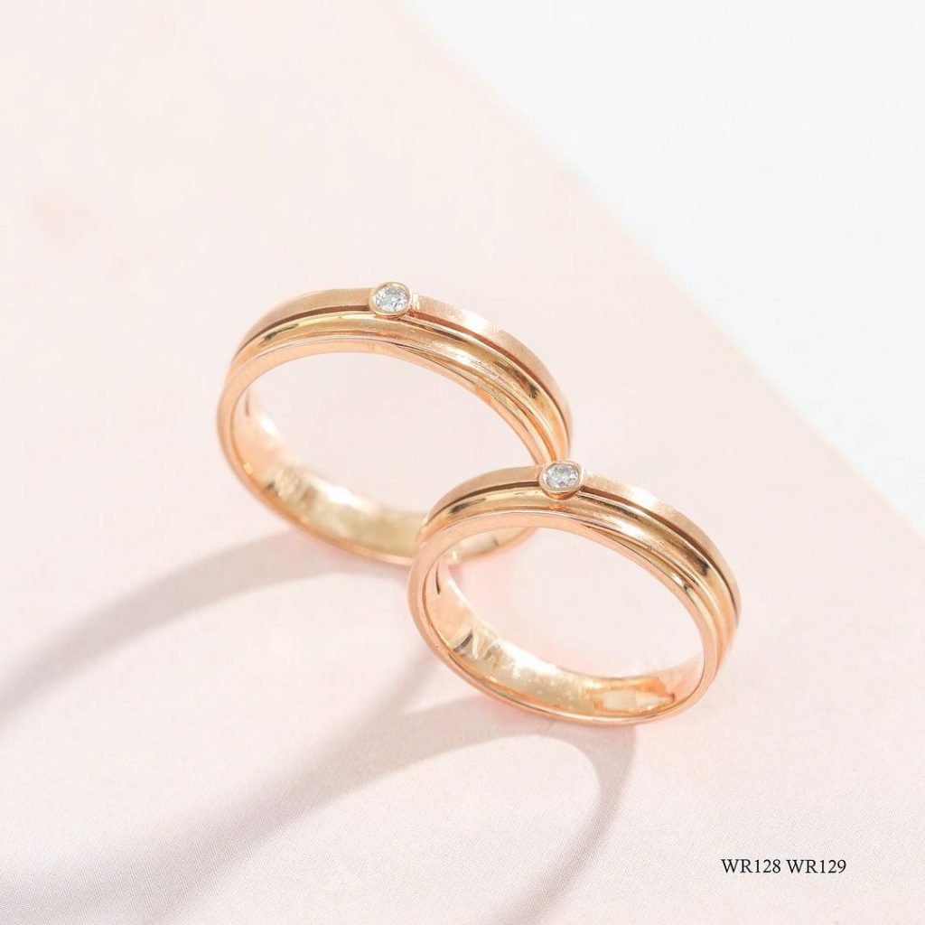 Rose Gold Simple Wedding Ring