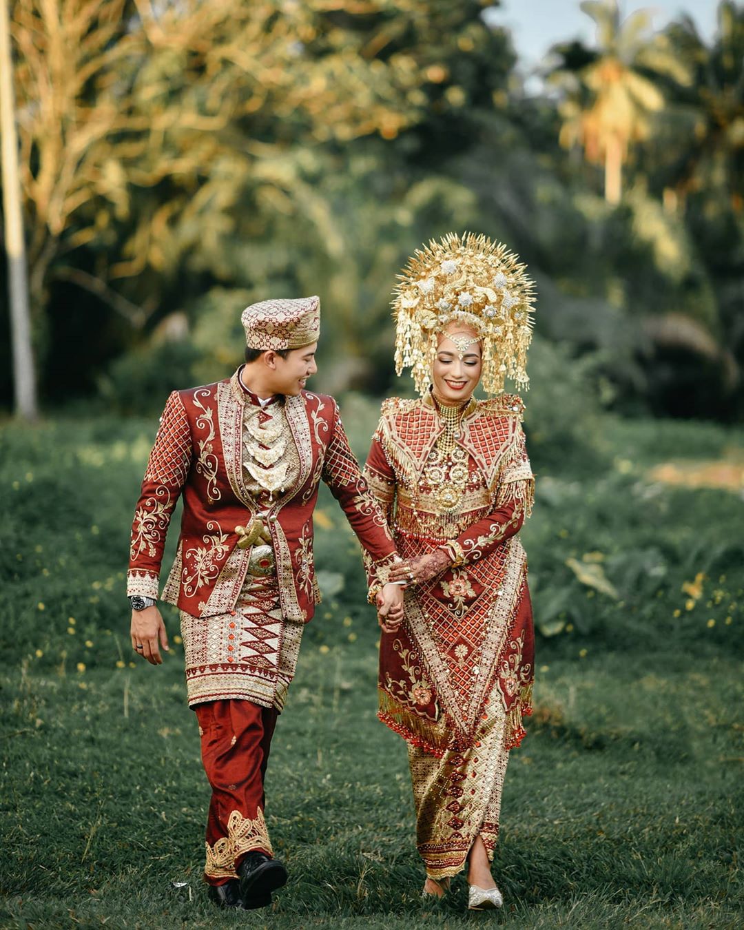 baju pengantin adat padang pariaman