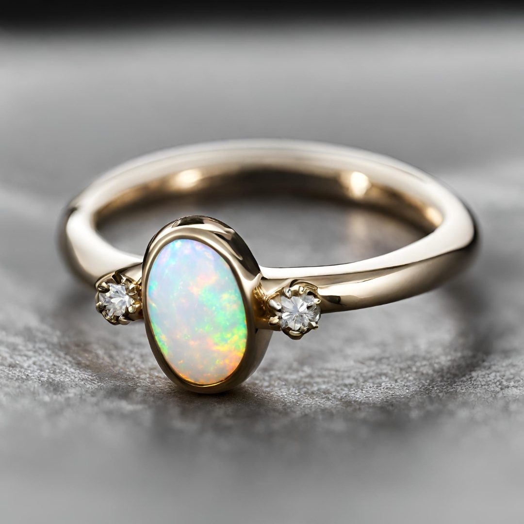 cincin permata opal