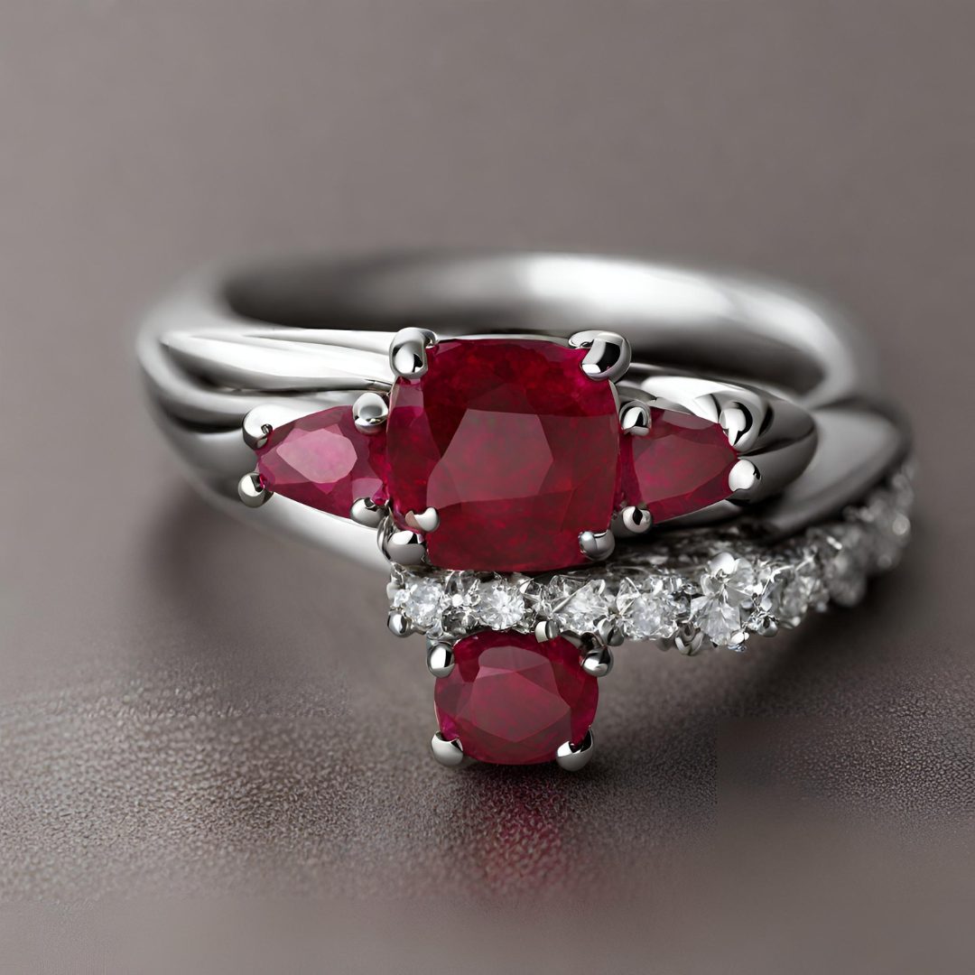 Cincin permata Ruby