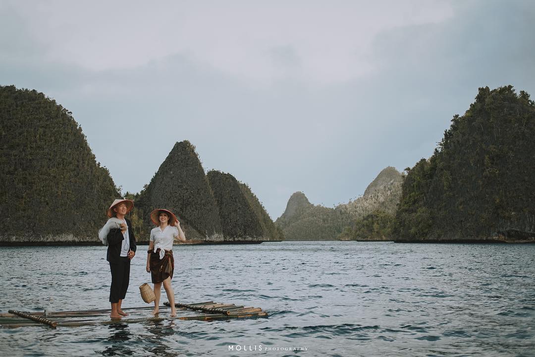 Foto prewed di raja ampat papua