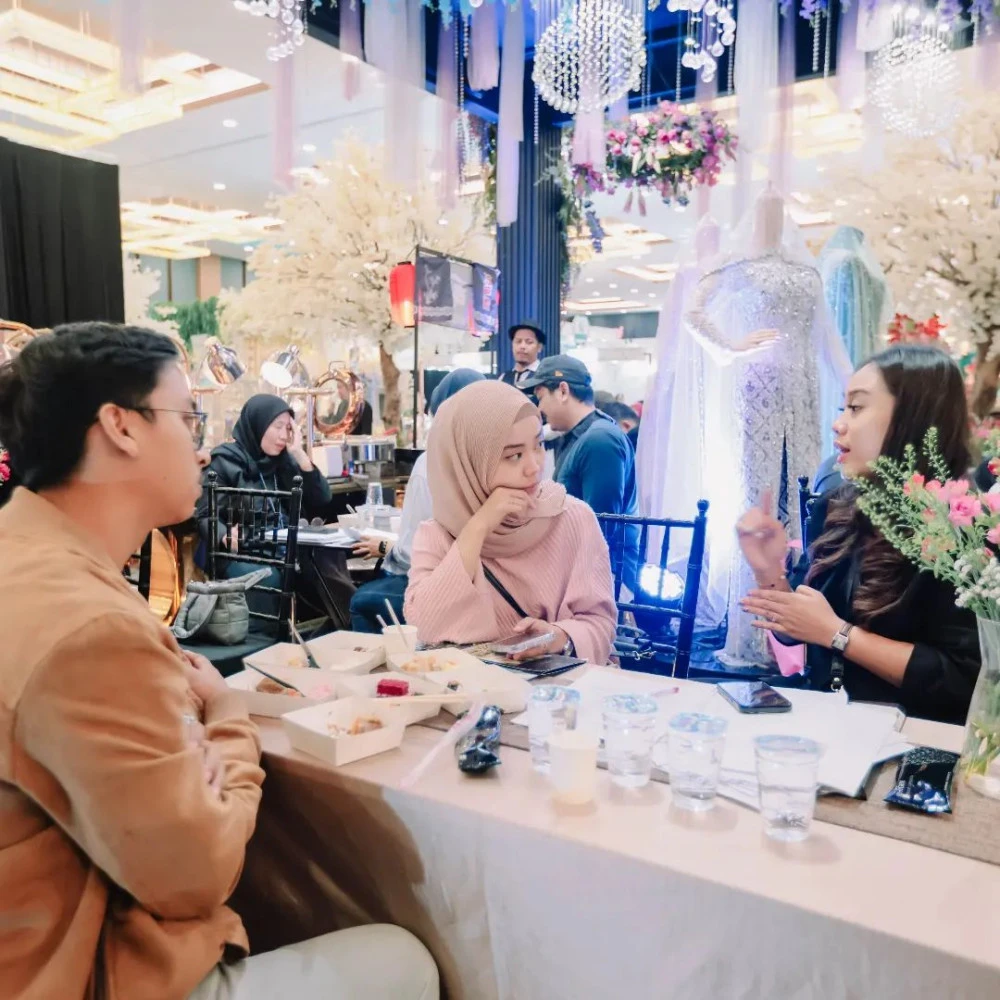 Vendor pernikahan di acara Wedding Fair