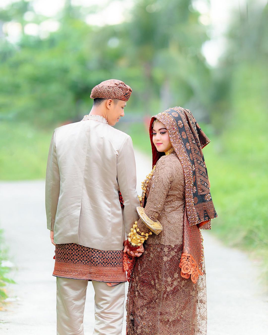 baju pengantin adat padang pariaman