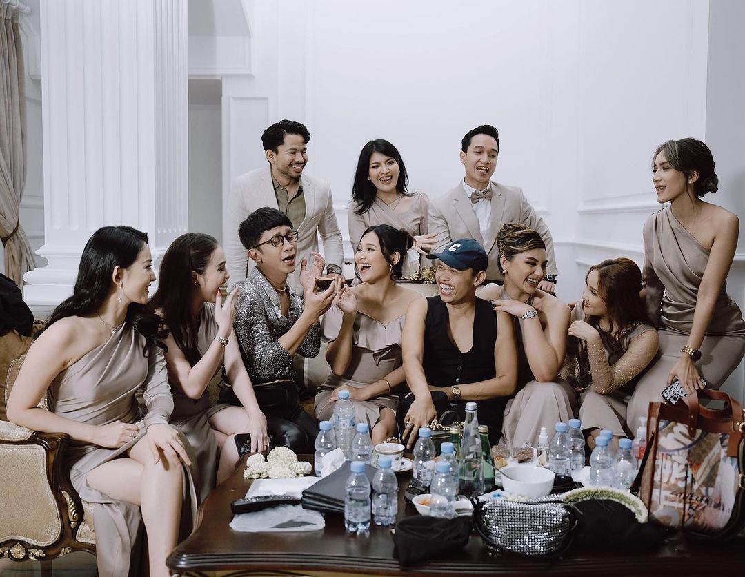 Bridesmaid dan Bridesman pernikahan Susan Sameh