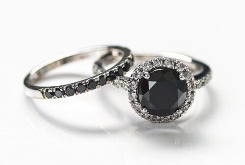 black diamond ring