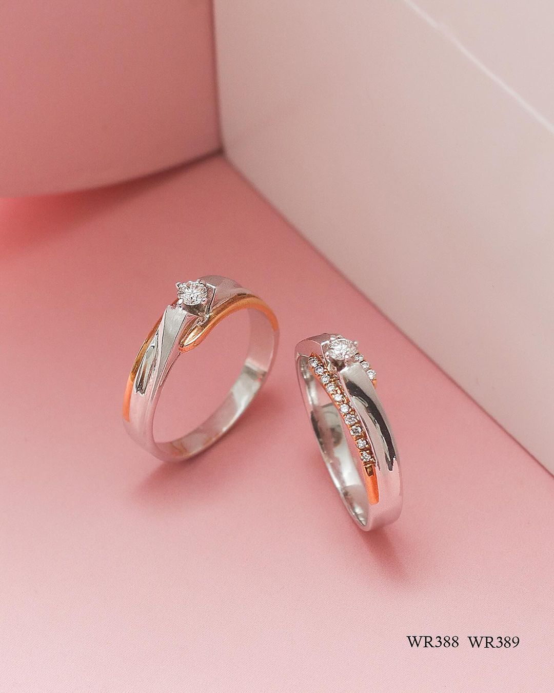 cincin emas model terbaru kombinasi warna