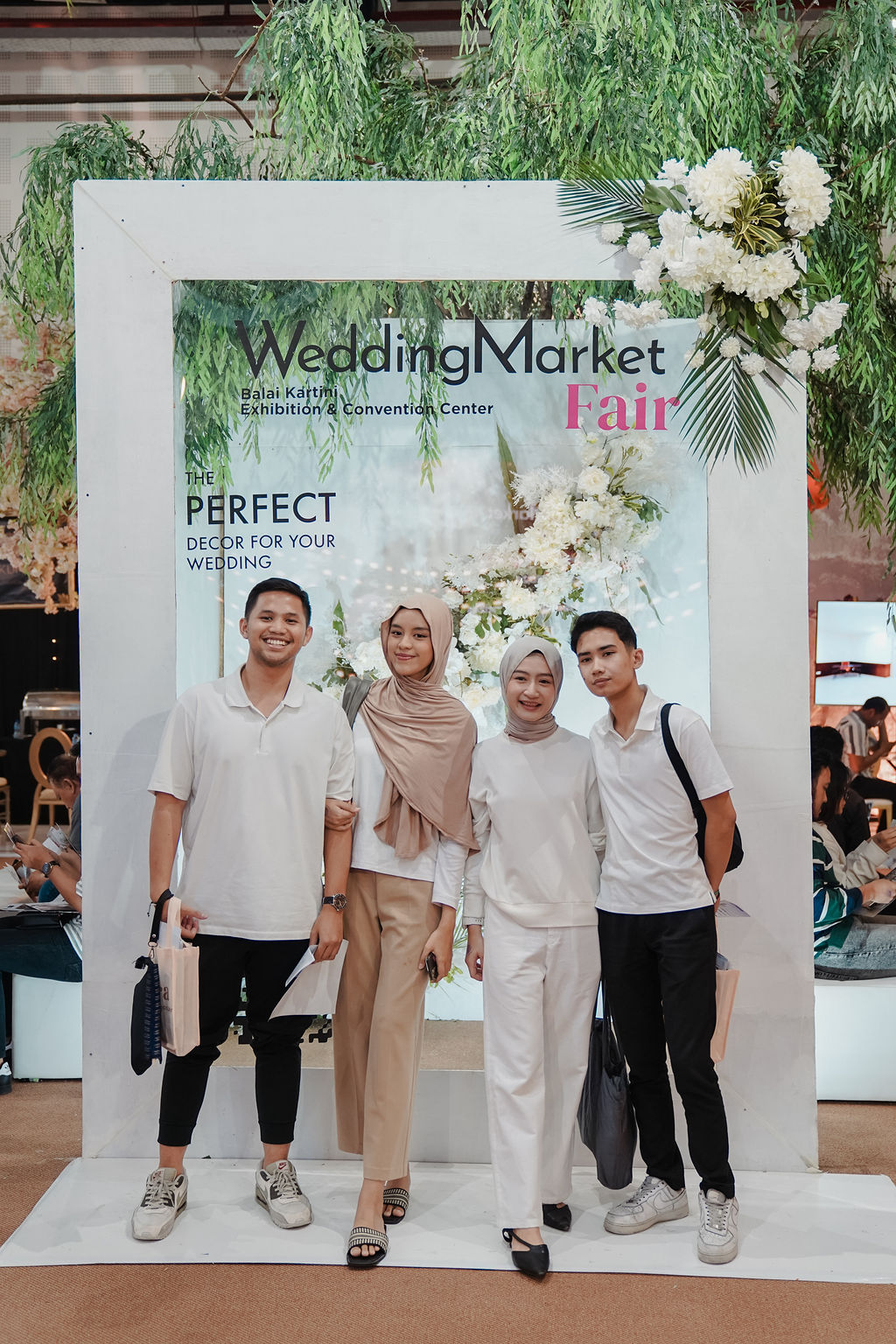 pengunjung pameran wedding