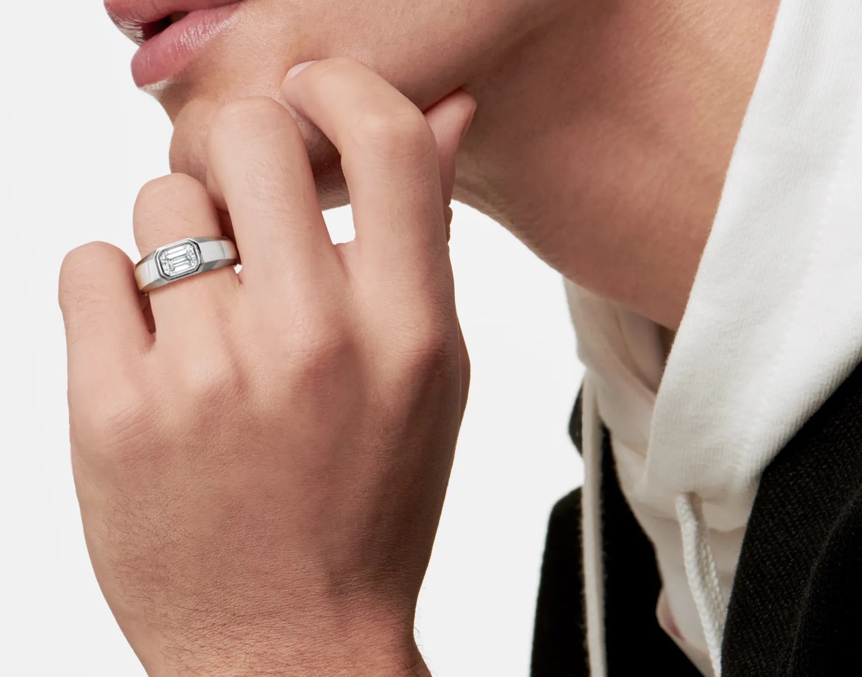 cincin berlian pria