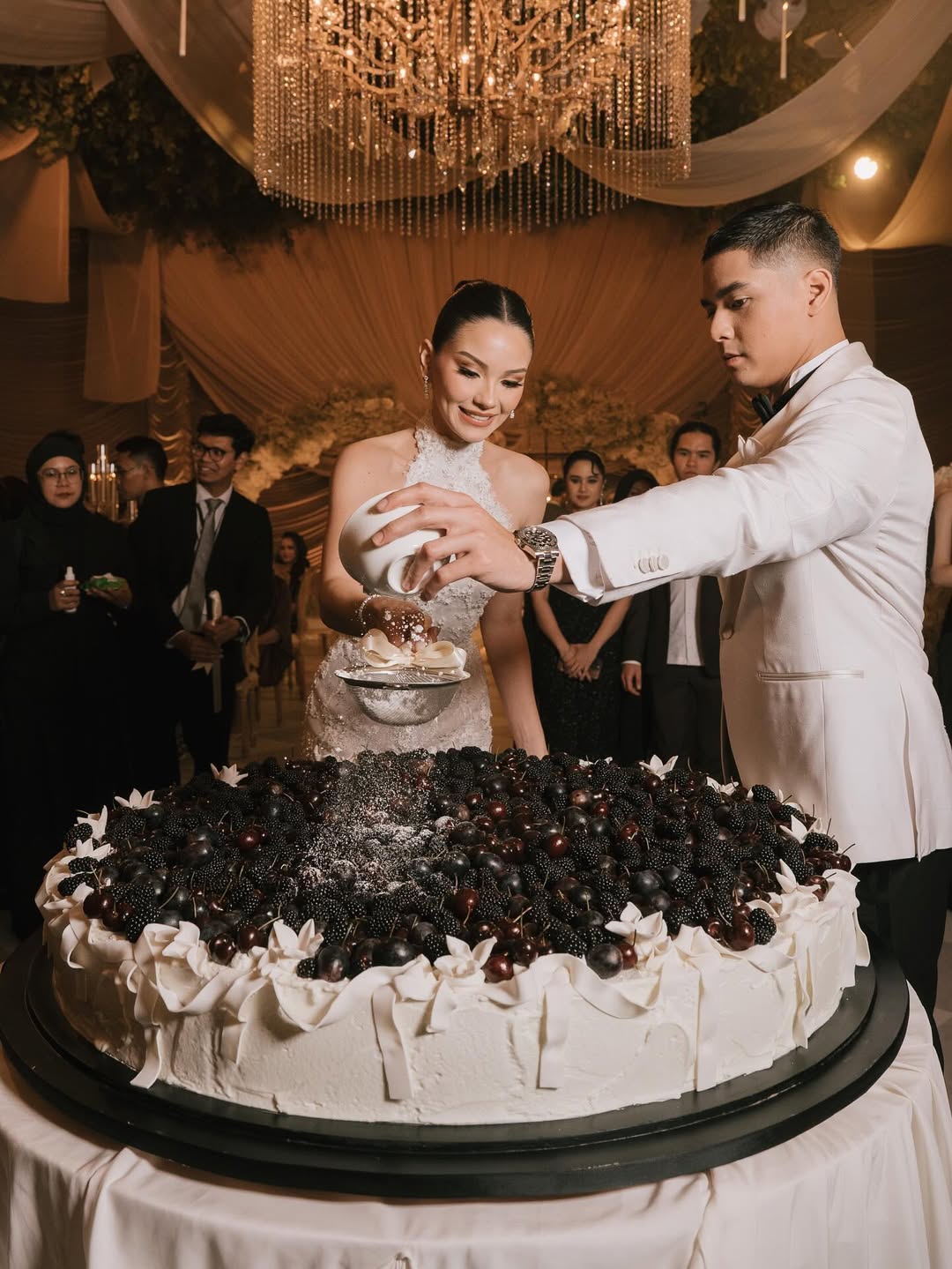 resepsi pernikahan Alyssa dan Al Ghazali