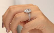 cincin berlian moissanite wanita
