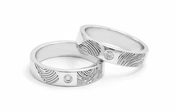 Cincin Nikah Fingerprint WRFP0002
