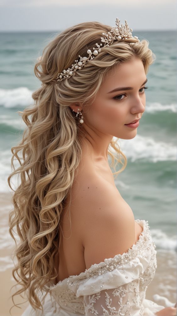 aksesoris pernikahan ala Princess Ariel
