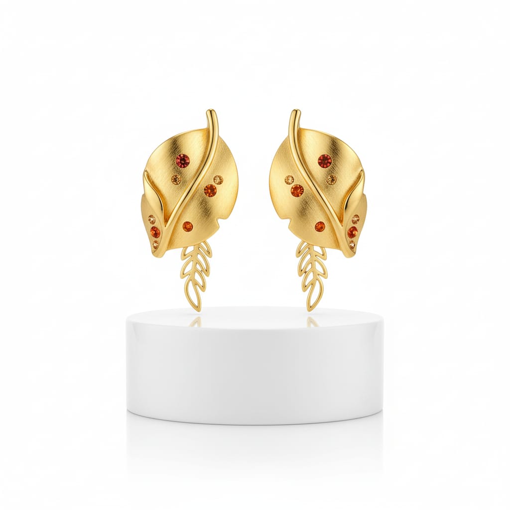 model anting emas daun