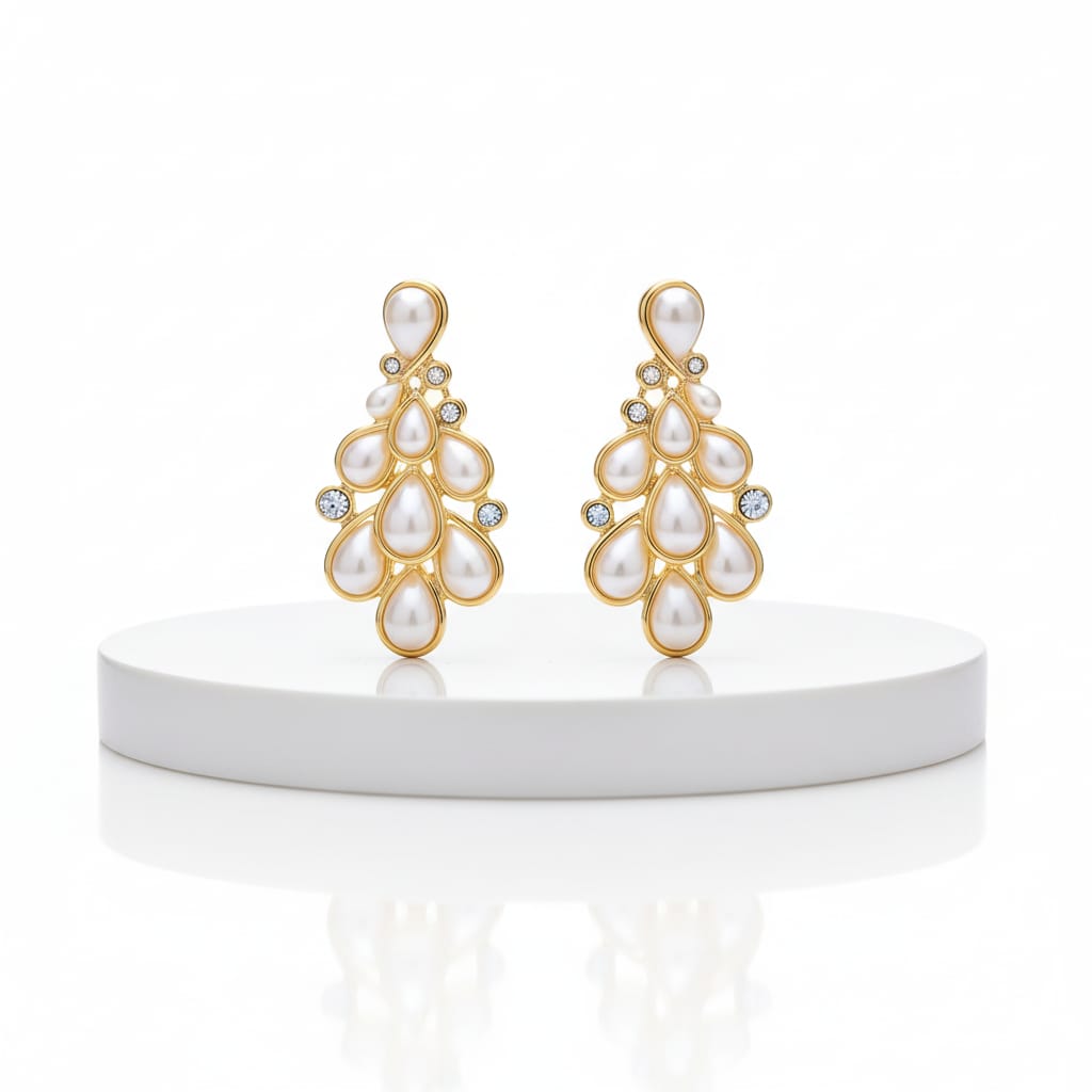 anting emas mutiara