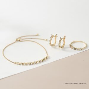 Set perhiasan Rose Gold CCH0322 GLH0065 & GWH0100