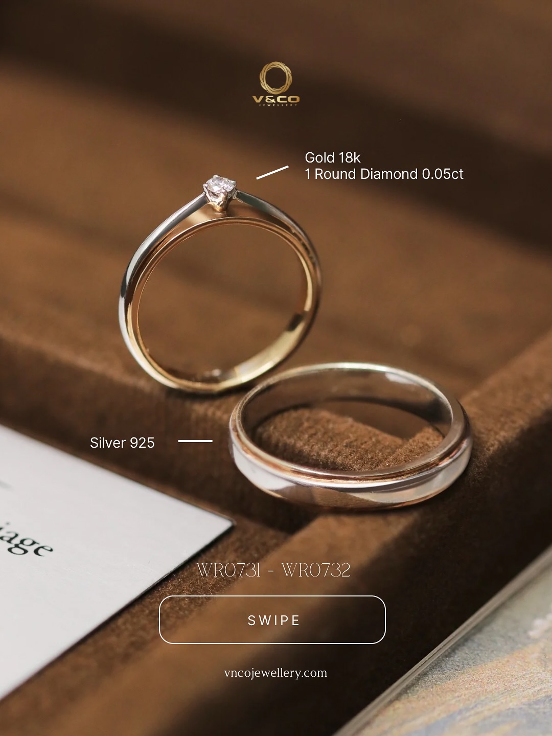 cincin nikah berlian WR0731 – WR0732