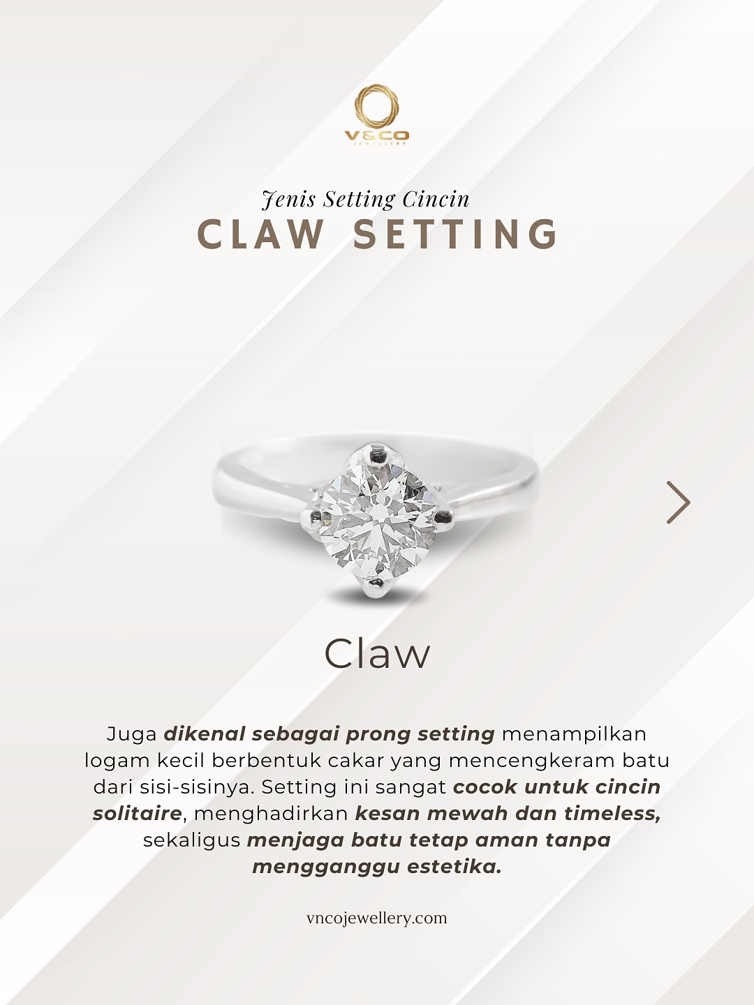 claw prong setting