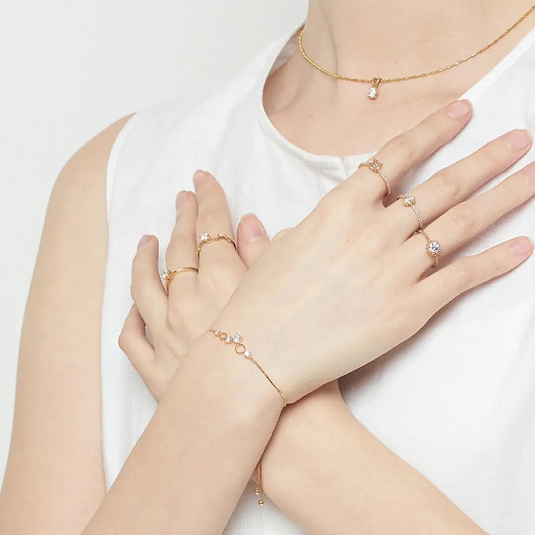 set perhiasan emas minimalis