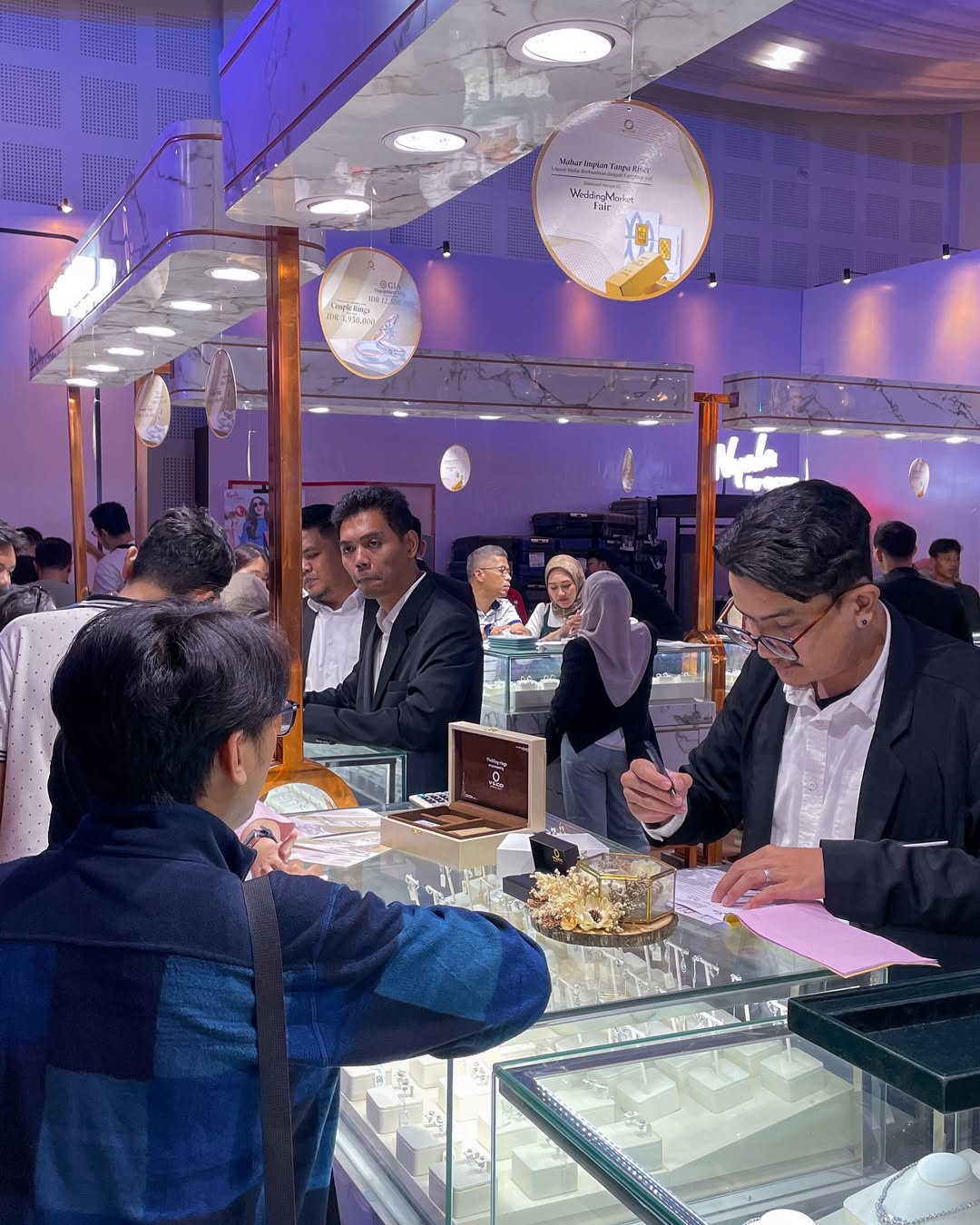 booth V&Co Jewellery di pameran WeddingMarket Fair