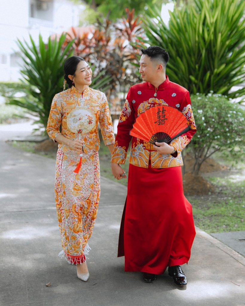 busana pernikahan adat tionghoa cheongsam qipao