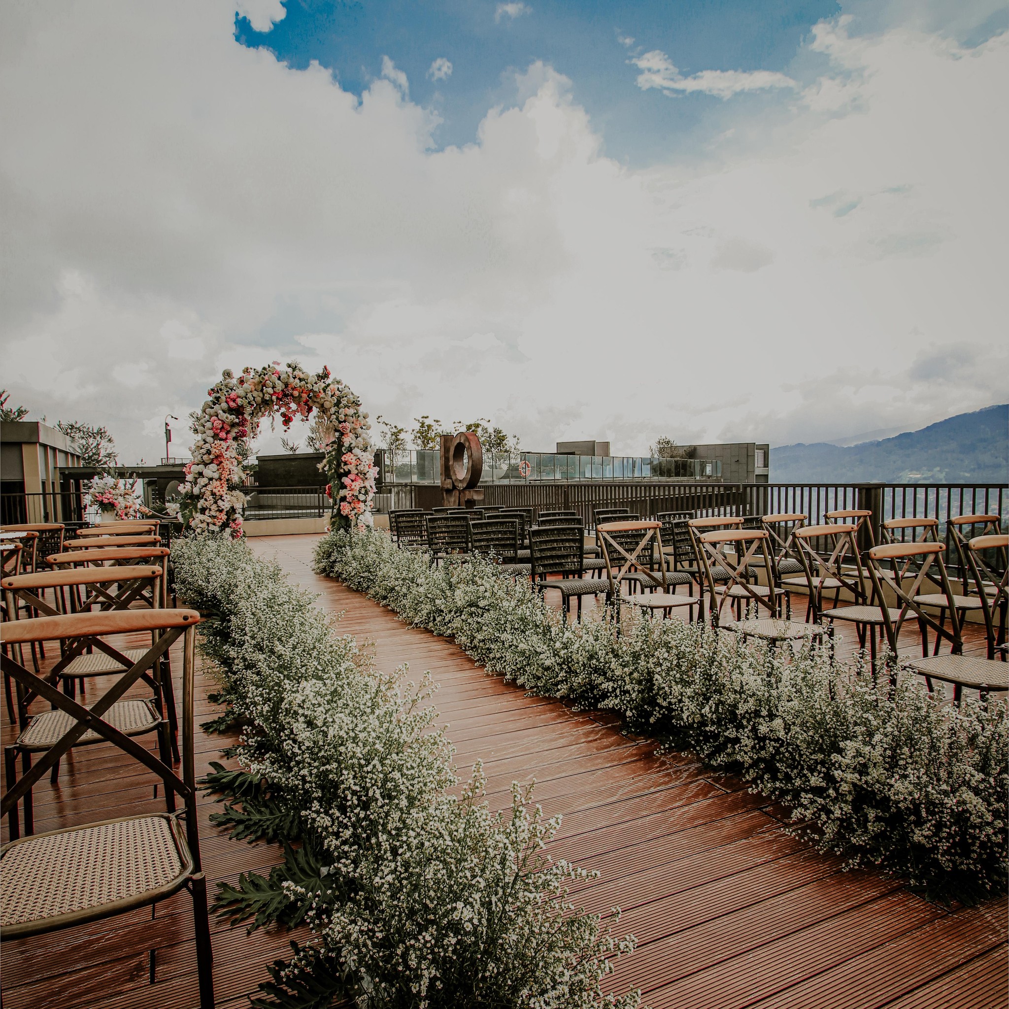rooftop wedding indonesia