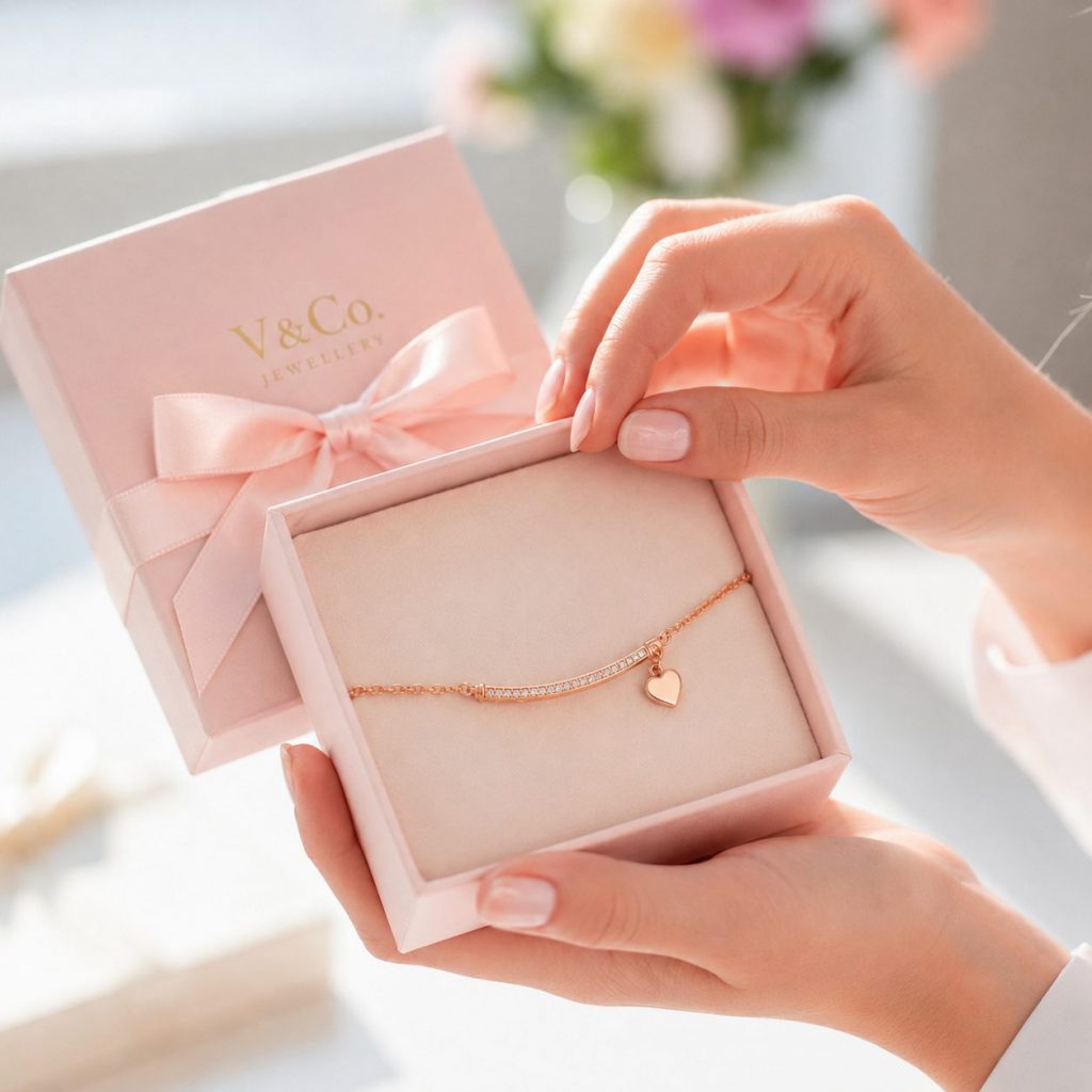 Model Gelang Emas Rose Gold yang Manis untuk Gift Pernikahan