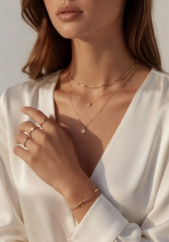layering pernhiasan minimalis
